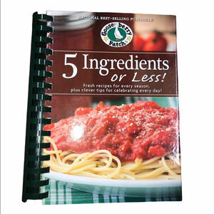 Gooseberry Patch 5 ingredients or less hardback cookbook